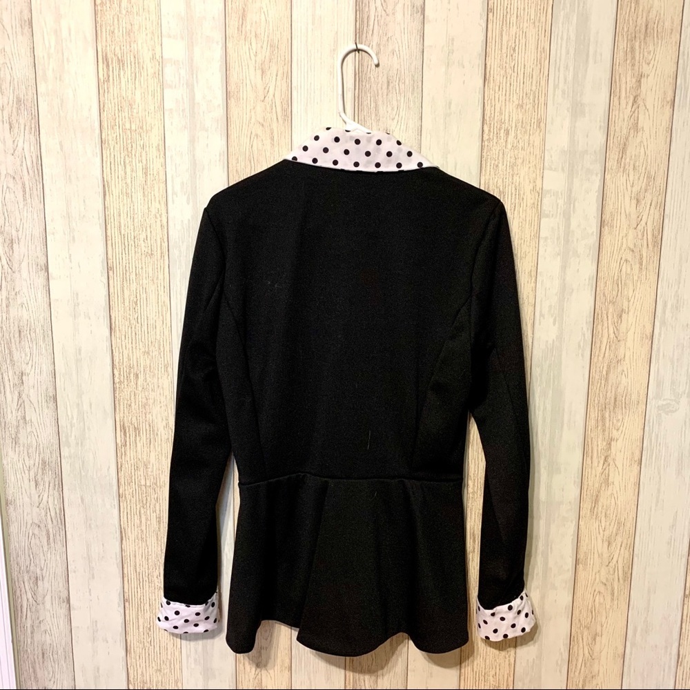 Vintage 70s/80s Handmade Peplum Top - Picture 4 of 4
